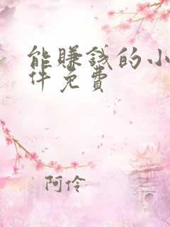 能赚钱的小说软件免费