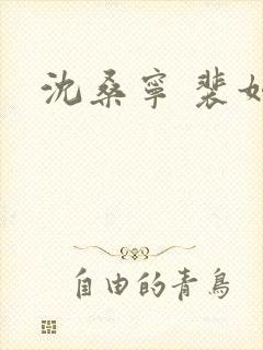 沈桑宁 裴如衍