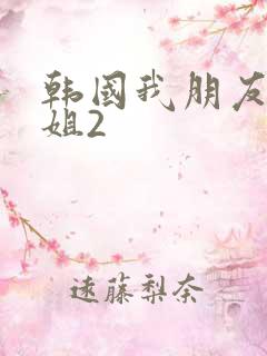 韩国我朋友的老姐2