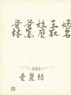 爸爸姓王妈妈姓林怎么取名