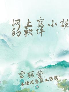网上写小说赚钱的软件