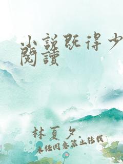 小说既得少年时阅读