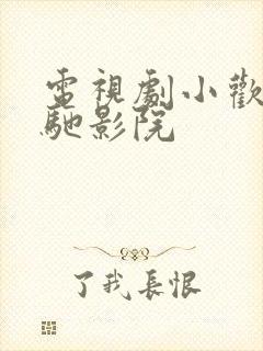 电视剧小欢喜策驰影院