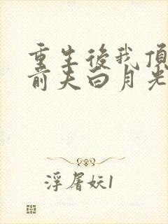 重生后我顶替了前夫白月光无弹窗