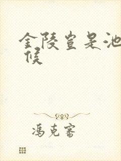 金陵岂是池中物 候
