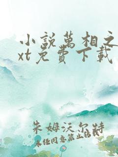 小说万相之王txt免费下载