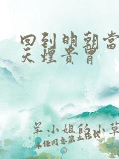 回到明朝当暴君天煌贵胄