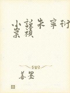 小说朱宁衍穿越崇祯