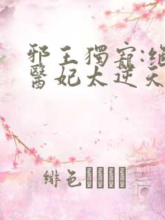 邪王独宠:绝色医妃太逆天/