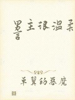 男主很温柔的古言