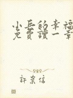 小兵的幸福生活免费读一章到大结局