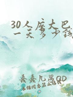 30人座大巴租一天多少钱