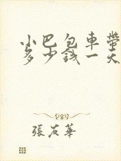 小巴包车带司机多少钱一天
