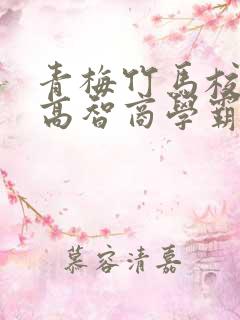 青梅竹马校园文高智商学霸甜宠文