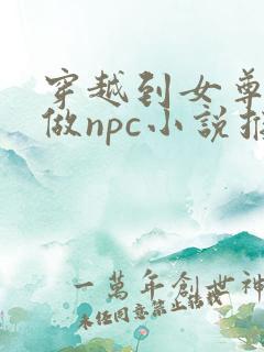 穿越到女尊世界做npc小说推荐