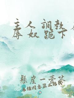 主人 调教 羞辱 奴 跪下