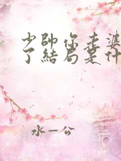 少帅你老婆又跑了结局是什么