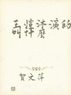 王恺沐演的短剧叫什么