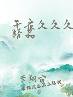 午夜久久久久久精品