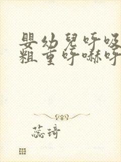 婴幼儿呼吸声音粗重呼哧呼哧的