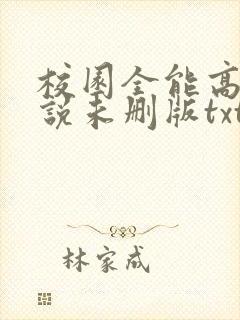 校园全能高手小说未删版txt