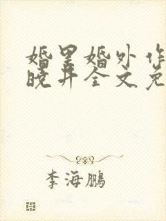 婚里婚外作者叶晓井全文免费阅读