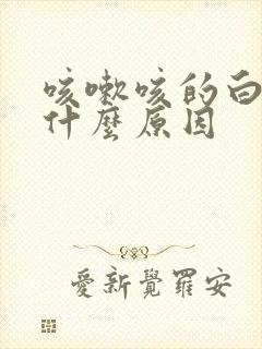 咳嗽咳的白痰是什么原因
