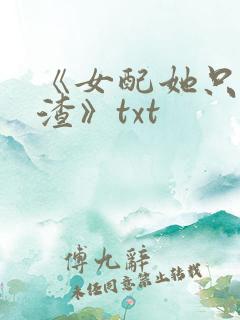 《女配她只想被渣》txt