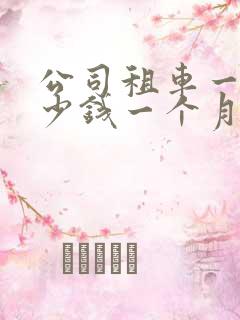 公司租车一般多少钱一个月免税