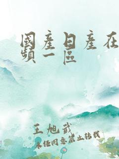 国产日产在线视频一区