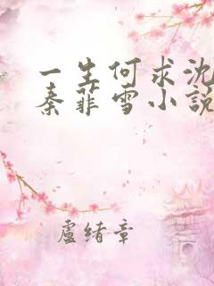 一生何求沈浩川秦菲雪小说免费阅读