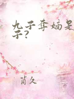 九子夺嫡是哪九子?