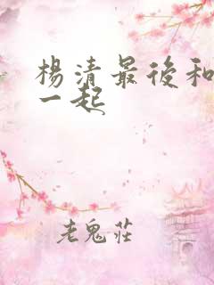 杨清最后和谁在一起
