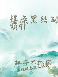 爆操黑丝制服视频91
