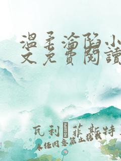 温柔沦陷小说全文免费阅读笔趣阁