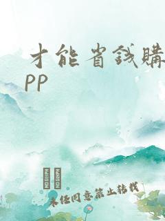 才能省钱购物app