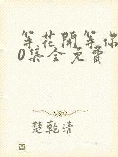 等花开等你归40集全免费