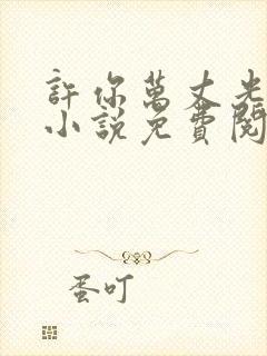 许你万丈光芒好小说免费阅读全文