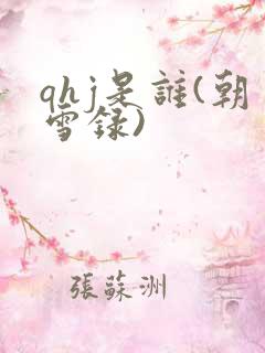 qhj是谁(朝雪录)
