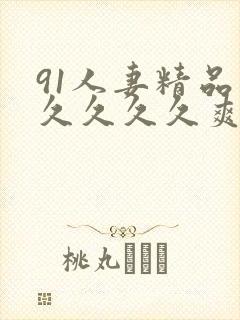 91人妻精品久久久久久爽