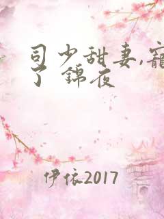 司少甜妻,宠定了 锦夜