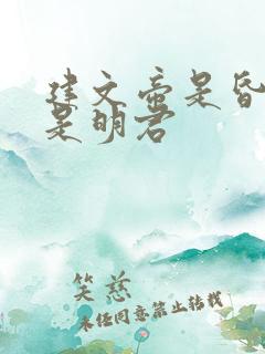 建文帝是昏君还是明君