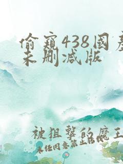偷窥438国产未删减版