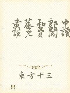 黄蓉和郎中的小说免费阅读笔趣阁