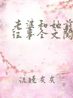 老婆和她前男友往事全文阅读