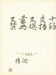 又黄又爽十八岁禁无遮挡的网站