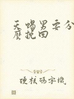 天蝎男要分手怎么挽回