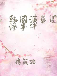 韩国演艺圈最悲惨事件