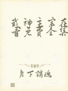 武神主宰在线观看免费全集高清