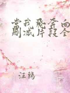 当我飞奔向你未删减片段全部完整版
